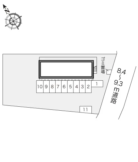 ★手数料０円★千葉市若葉区貝塚町　月極駐車場（LP）